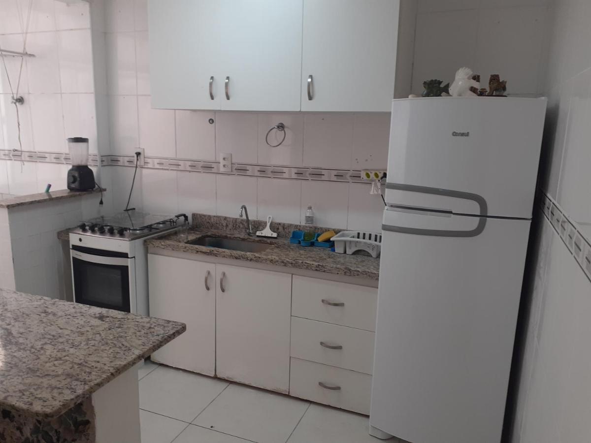 Apartamento Vento E Mar - 2 Quartos Com Sacada Na Quadra Da Praia Do Gonzaga Santos  Dış mekan fotoğraf